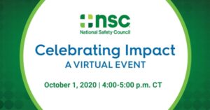 Join us for NSC Green Cross for Safety Awards